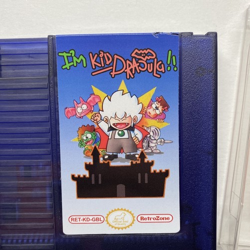 I'm Kid Dracula!! Nintendo Nes Castlevania Retrozone Retrousb Release Rare Cart - Picture 8 of 17