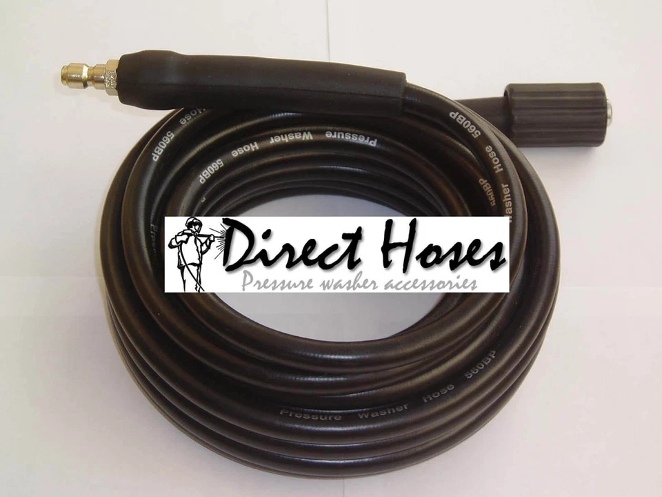 DIRECTHOSES FLEXIWASH BLACK New Lavor Superwash 160 Pressure Power Washer Replacement Hose 5/10/15/20/30 mts