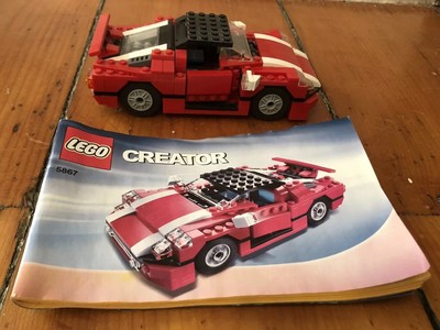 lego creator red car