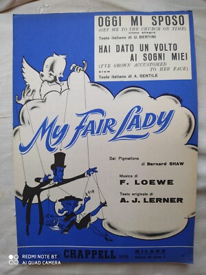 FREDERICK LOEWE ''TODAY I GET MARRIED'' - ''YOU GAVE A FACE TO MY DREAMS'' - 1962