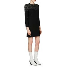 NWT GIVENCHY Crepe sequin embellished Shift Dress minidress $5460.00 new 36 4