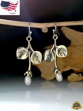 Fashion 925 Silver Dangle Drop Earrings Hook Women Turquoise Jewelry Ear Gifts