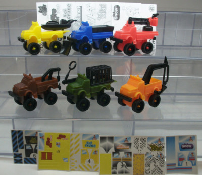 (1680) RAR! Komplettsatz 4x4 JEPPS + 6 BPZ von CHUPA CHUPS Spanien AKF auf Folie