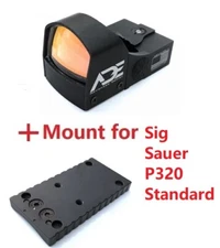 ADE RD3-009 Red Dot Sight +Optic Mount Plate For SIG SAUER P320 Standard Pistol