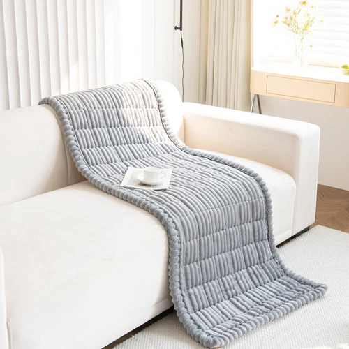 Verdicken Sie rutschfeste Haustier Couch Bezug gesteppt Sofa Handtuch Winter warm Plüsch Kissen USA - Bild 23 von 44