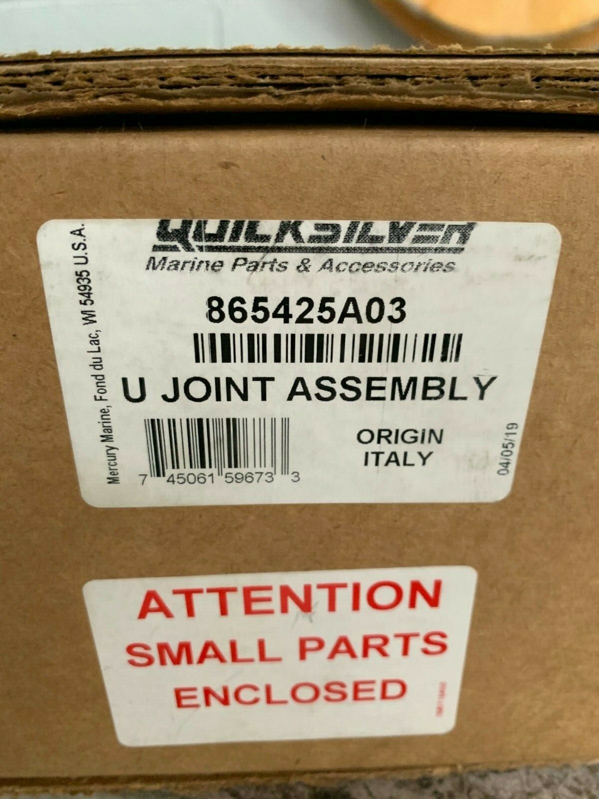 MerCruiser Bravo One XR Input Shaft U-joint Assembly 865425A03 for 