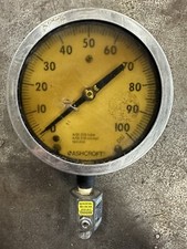 Ashcroft AISI 316 Tube  bronze Socket USA Gauge 0-100psi