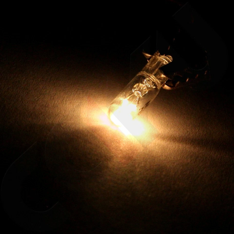 50x Branco Quente T5 /74 T1.75 T1-3/4 Halógeno Painel Mini-Wedge Bulb Light 12V - Imagem 4 de 4