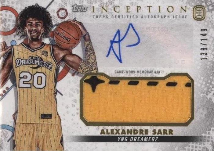 2022-23 Topps Inception OTE Overtime Elite - Alexandre Sarr #IARC-AS2