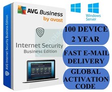 AVG Internet Security Business Edition 100 PC / 2 Year Global Activation Code