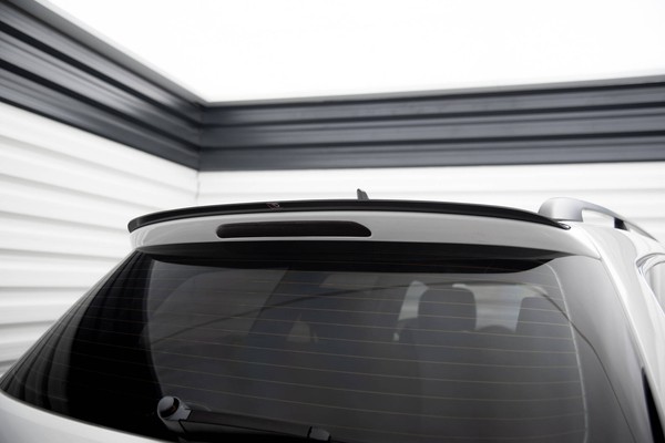 Spoiler CAP FüR VW Passat Variant B7 Schwarz Hochglanz Heckspoiler Dachspoiler-image