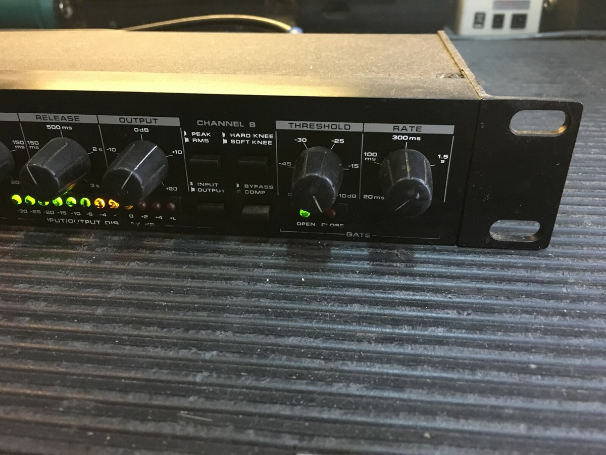 Alesis 3630 Compressor RMS/Peak Dual Ch Compressor Limiter ,No