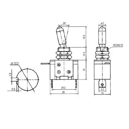 Interruttore Automatico 100A 32V - Con Reset Manuale, Impermeabile, Per Auto, Barche E Camper - Foto 2