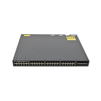 Cisco WS-C3650-48PQ-E with Optional Stacking 48 10/100/1000 Ethernet PoE+