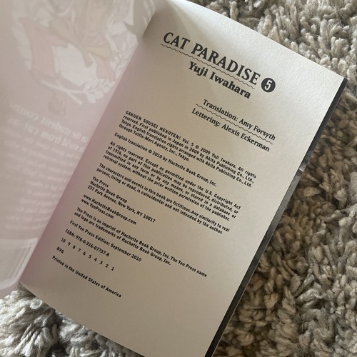 Cat Paradise Volume 5 Manga Inglese Yuji Iwahara Yen Press - Foto 9 di 16