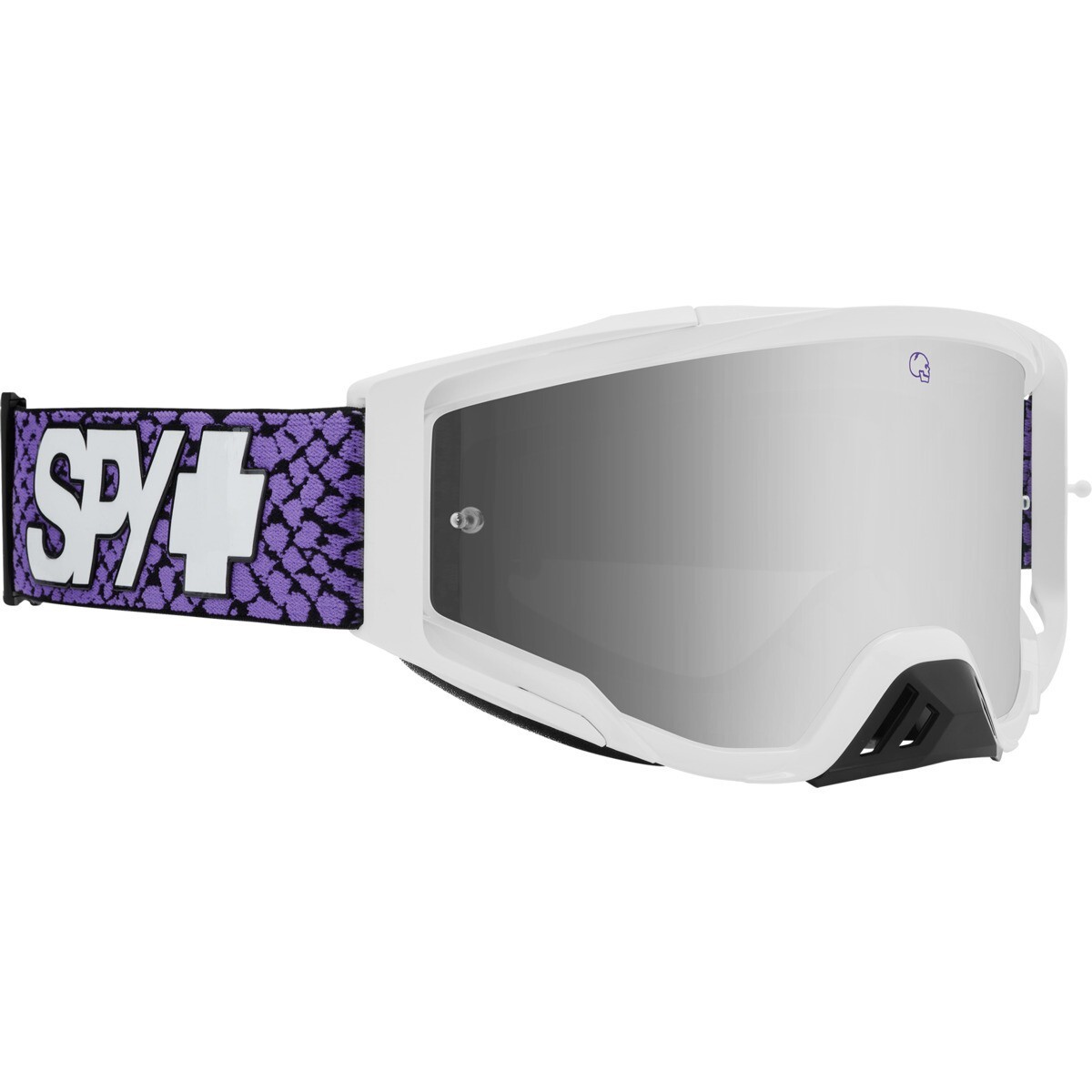 SPY MOTOCROSS GOGGLES, SLAYCO / AXELL HODGES VIPER EDITION / WHITE AND