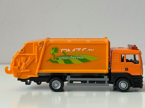 Truck Lorry MAN TGS Garbage + Road Signs Model Diecast Toy RMZ City 1:64 Scale - Picture 16 of 23
