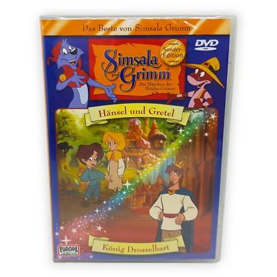 Simsala Grimm Hänsel Und Gretel König Drosselbart DVD Sonderedition Folge 5 NEU