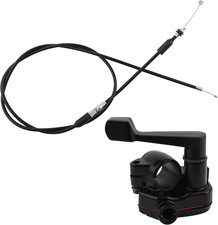 7/8 22mm Thumb Throttle Kit with Throttle CableAluminum Motorcycle/Mini Bi...