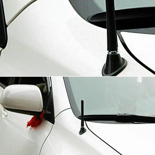 Universal 4.7" Car Auto FM/AM Radio Antenna Aerial Aluminum Alloy Carbon Fiber - Picture 5 of 16