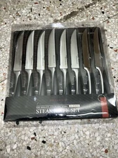 Bellemain Serrated Steak Knife Set | Stainless Steel Kitchen Knife Set, Meat ...