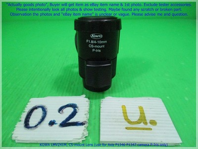 Kowa LMVZ41M, CS-Mount Lens (Use For Axis P1346 P1347 Comera P-Iris Only) lφo