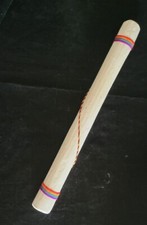 Peru: Natural Musical Instrument Handmade Rain Stick Wall Hanging 19.6 Inches