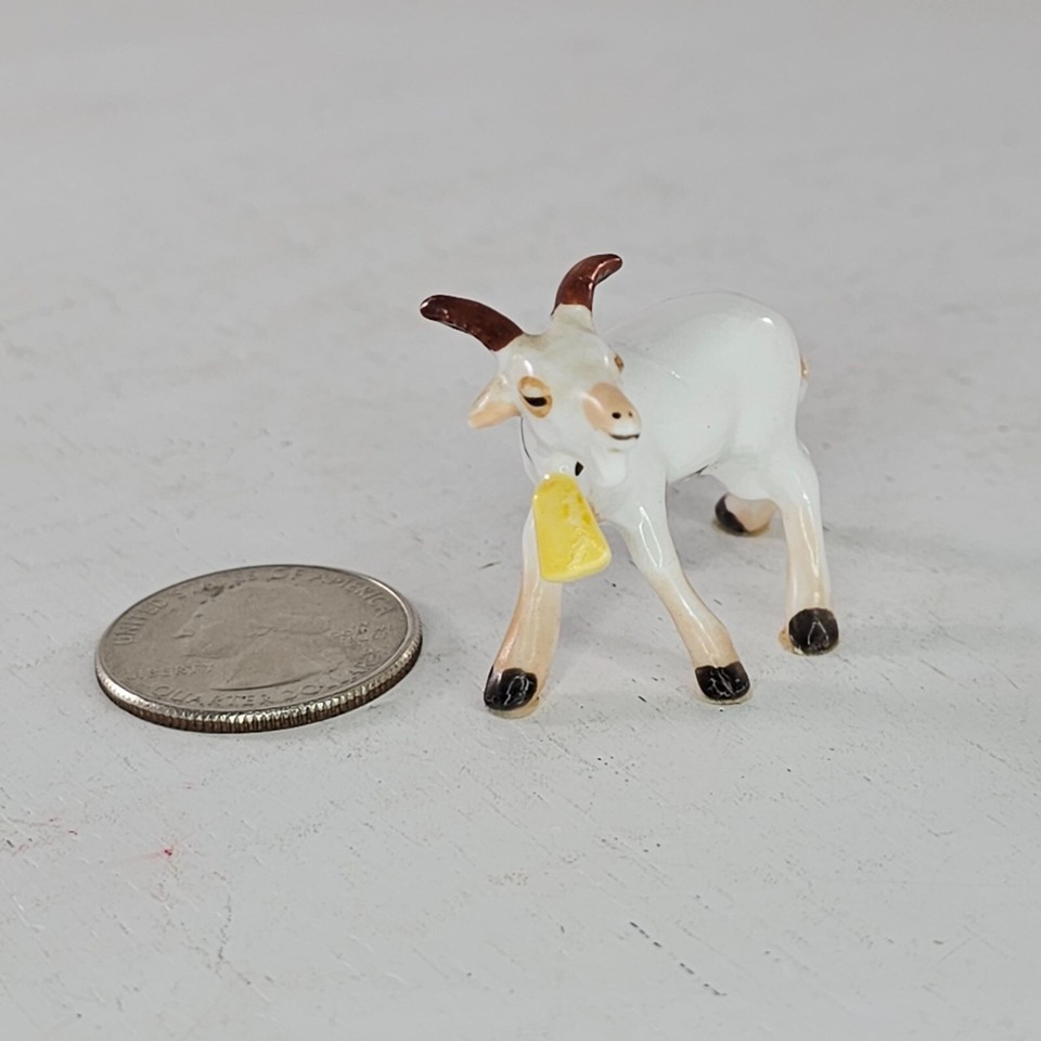 Vintage Freeman McFarlin Good Porcelain Goat Figurine With