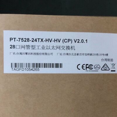 1PC new MOXA PT-7528-24TX-HV-HV Via DHL or FedEx