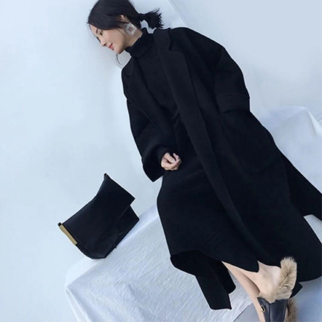 Wool Coat Ladies Chester Long Black New Stylish Outerwear | eBay Wool Coat Ladies Chester Long Black New Stylish Outerwear | eBay