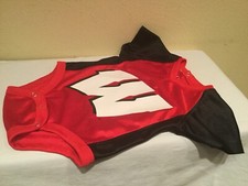 PROEDGE WISCONSIN BADGER INFANT ONSIE/ROMPER, 0-3 MONTHS, EUC, HTF