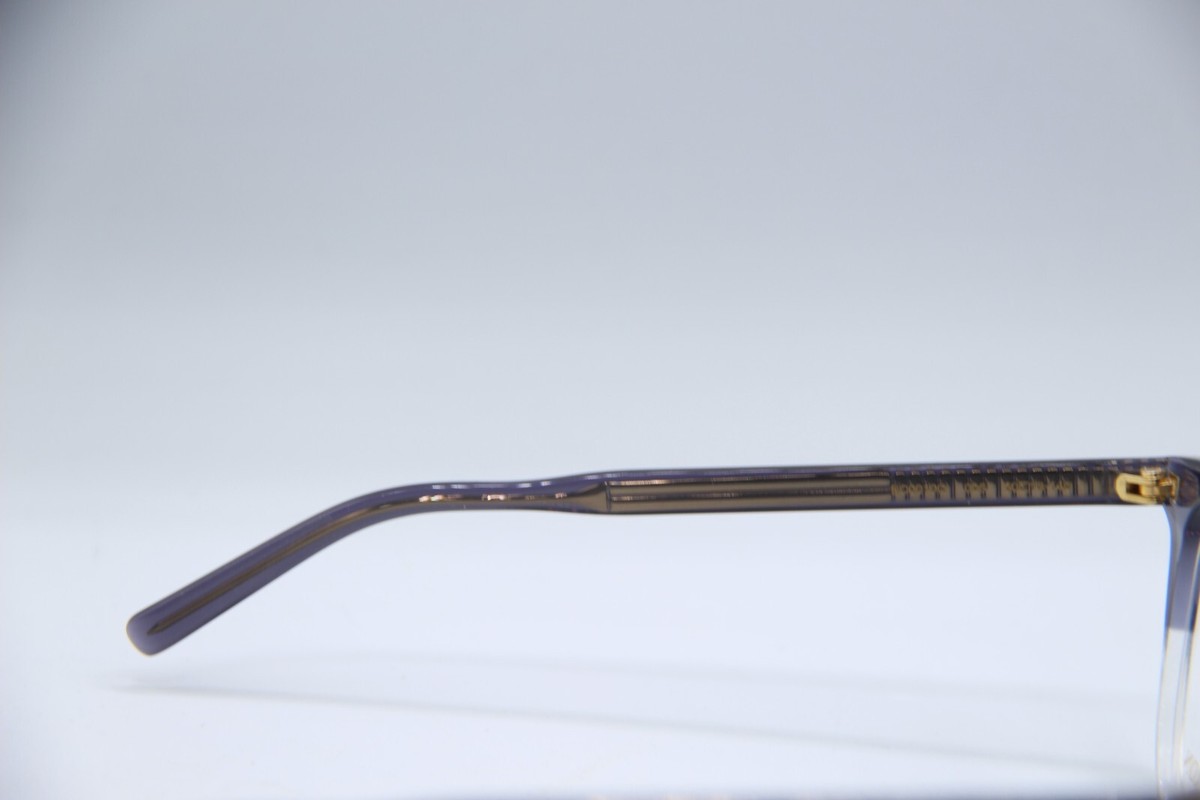 Boucheron Bc0010O 006 Blue Clear Black Gold Authentic Eyeglasses 52-16 140 NEW BOUCHERON BC 0010O 006 GRAY TRANSPARENT AUTHENTIC  main image 4