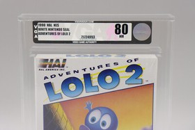 Adventures of Lolo 2 Nintendo NES 1990 Hal New Factory Sealed VGA Graded 80 NM