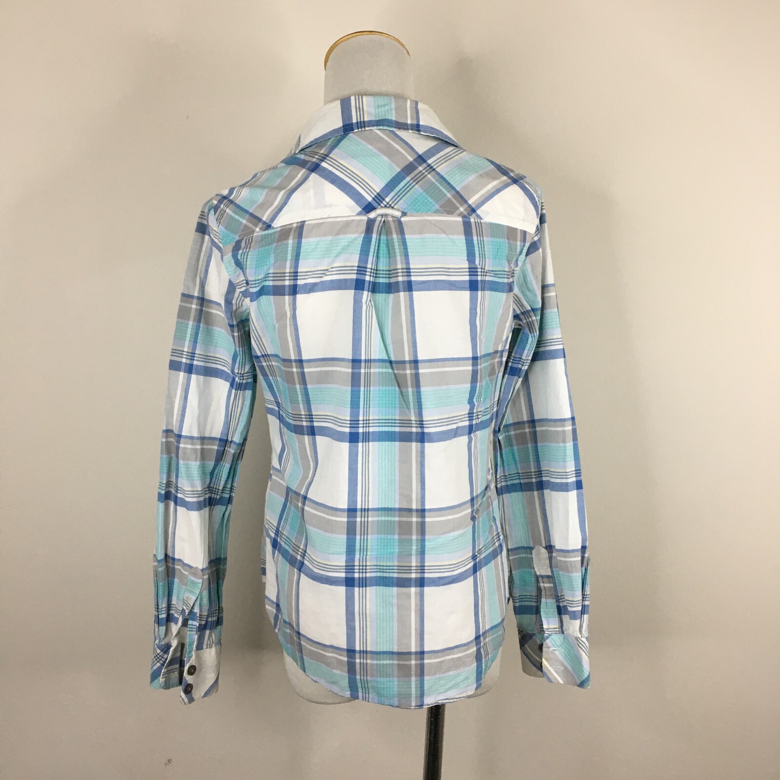 PENDLETON Multi-Color Plaid Checks Long Sleeve Bu… - image 11