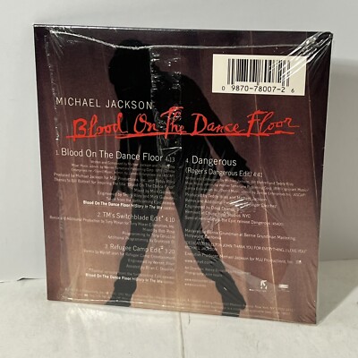 Michael Jackson Blood on the Dance Floor Cd Single Like New