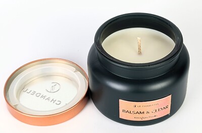 Le Chandelle ''Balsam & Cedar'' 1 Wick Scented Candle 11 oz (Discontinued)