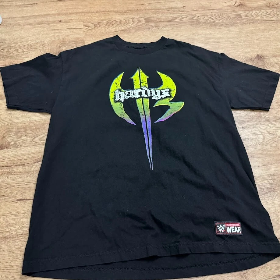 Camisa WWE The Hardy Boys Hombre XL Negra Logo Matt Hardy Jeff Hardy Y2K Foto 2 de 4