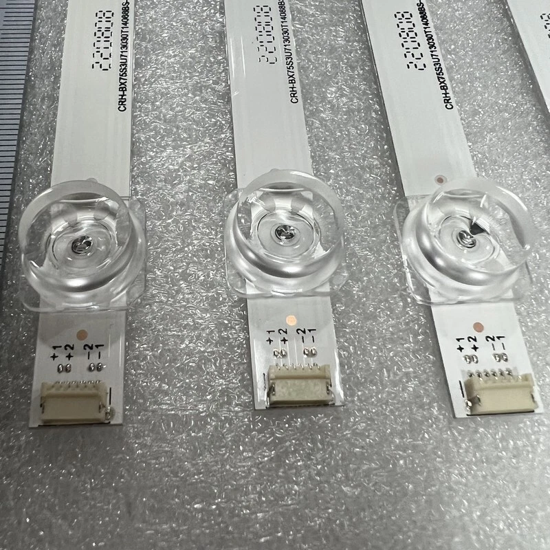 Комплект светодиодных полосок (14) для Hisense 75R7070E2 75R6E1 75R7E2 CRH-BX75S3U713030T14088BS - Изображение 4 из 4