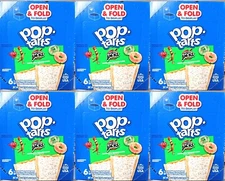 6 PACK - POP TARTS TOASTER FROSTED APPLE JACKS CINNAMON 6 CT, 20.3 OZ BOX