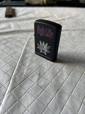 Vintage High Life Lighter Matte Black Unused