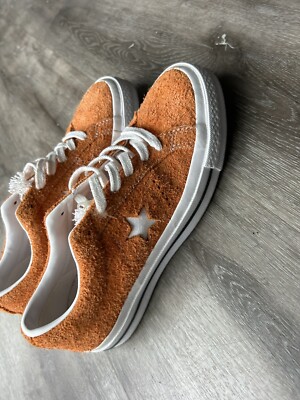 Converse One Star Ox Orange Premium Suede Shoes Men's 3 Woman's 5