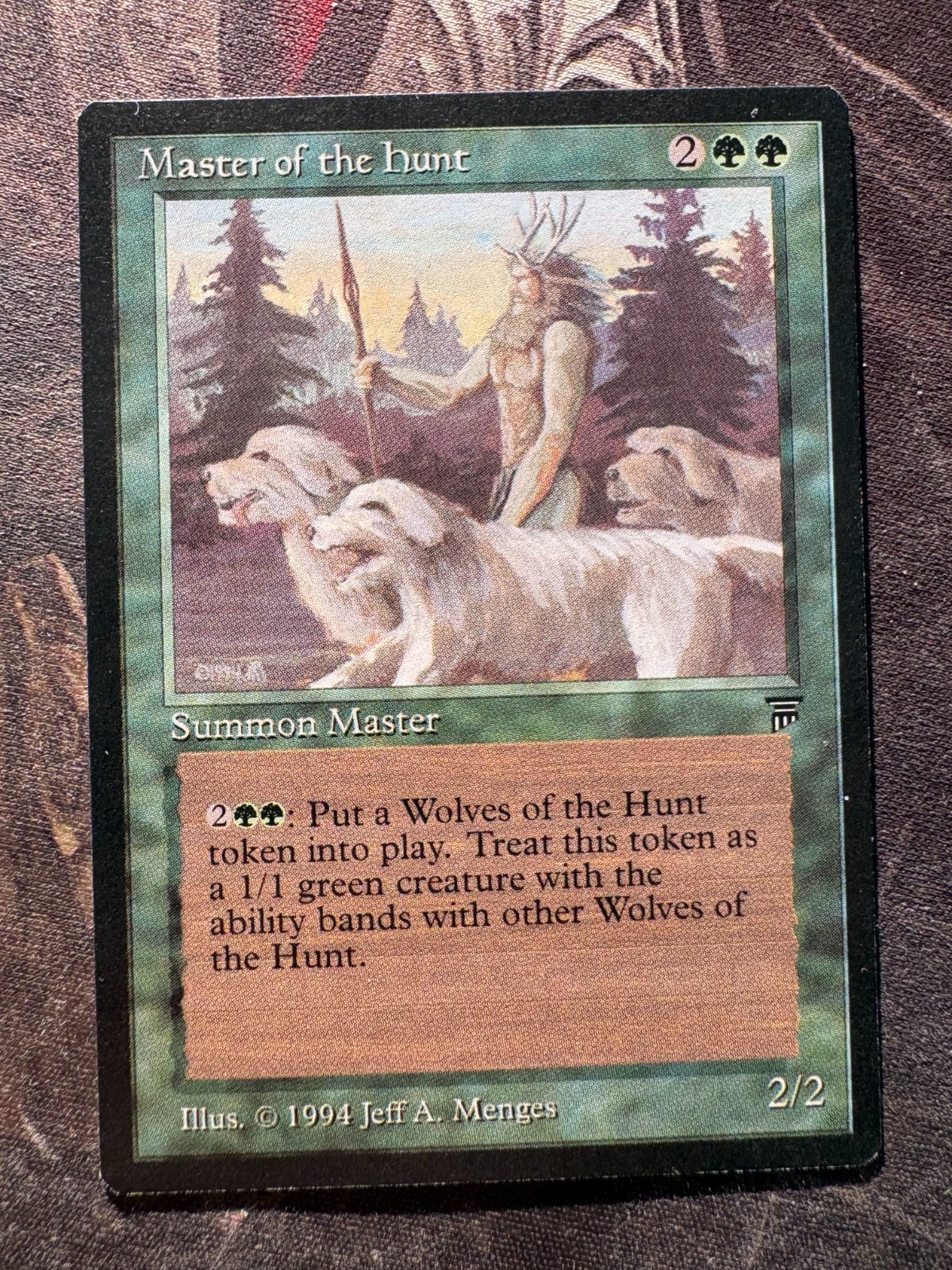 *** LEGENDS Master of the Hunt *** NM-Mint Beauty! - Vintage Magic MtG
