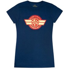 Image of Captain Marvel Womens/Ladies Logo T-Shirt  NS5900