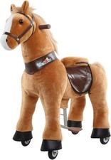 WondeRides Ride on Horse Riding Horse Pony Cycle Toy, 30.1 Inch Height Riding Po