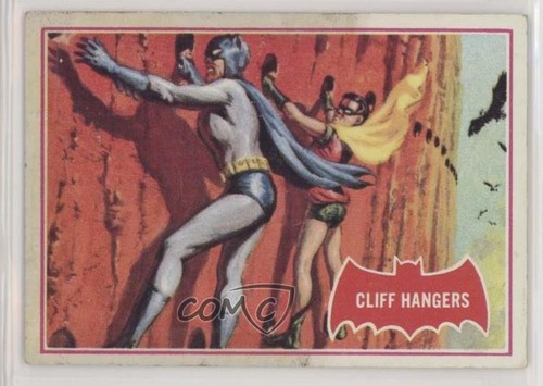 1966 Topps Batman Red Bat #36A Cliff Hangers — Raw