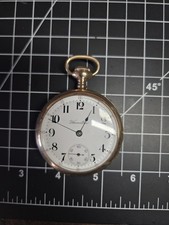 Hamilton 930 pocket watch running gold filled 16j antique vtg private label