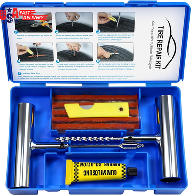 #ad #ad Tire Plug Repair Kit 16 Pcs Heavy Duty Professional Flat Tire Fix with 10 Plugs $14.04