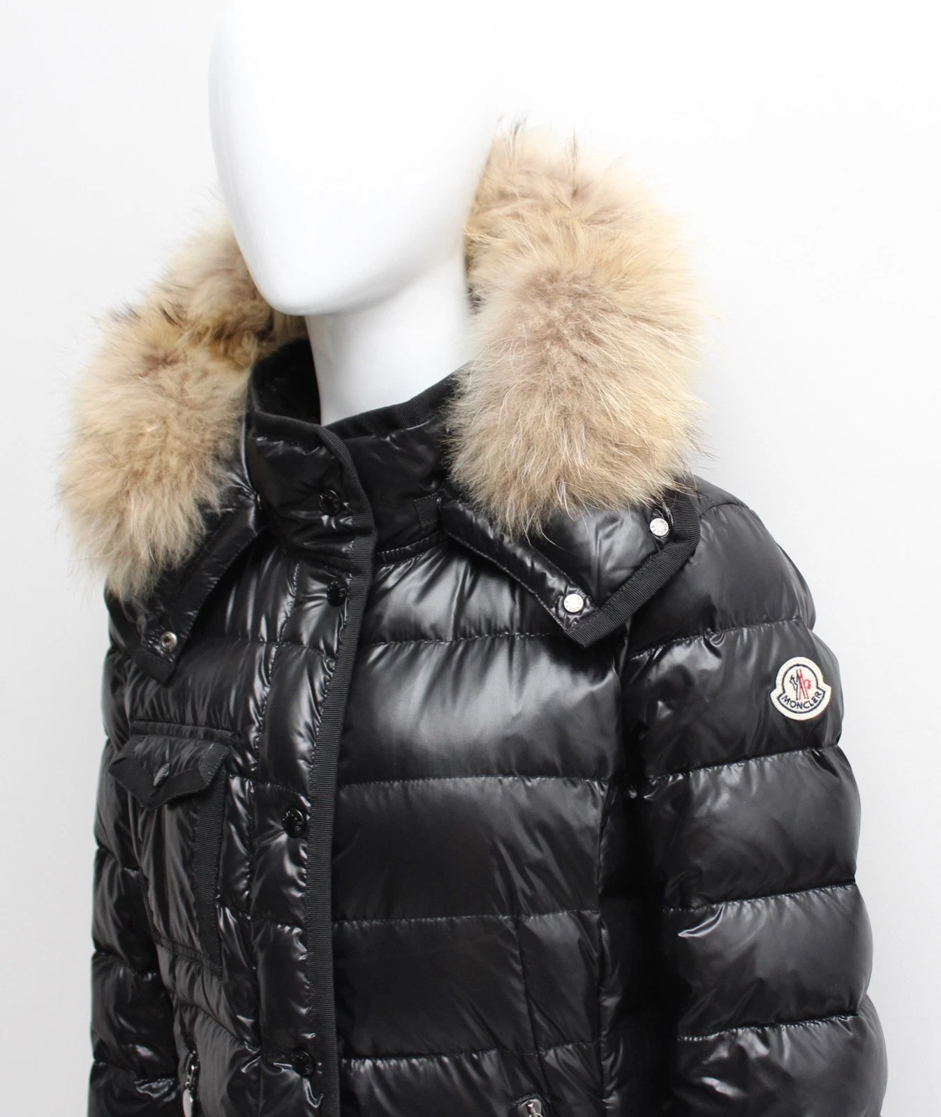 Autentico piumino trapuntato donna MONCLER Armoise nero taglia 5 L XL