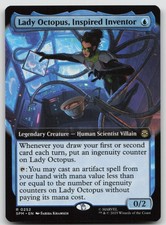 Lady Octopus, Inspired Inventor (Extended Art) 252 SPM MTG Rare NM