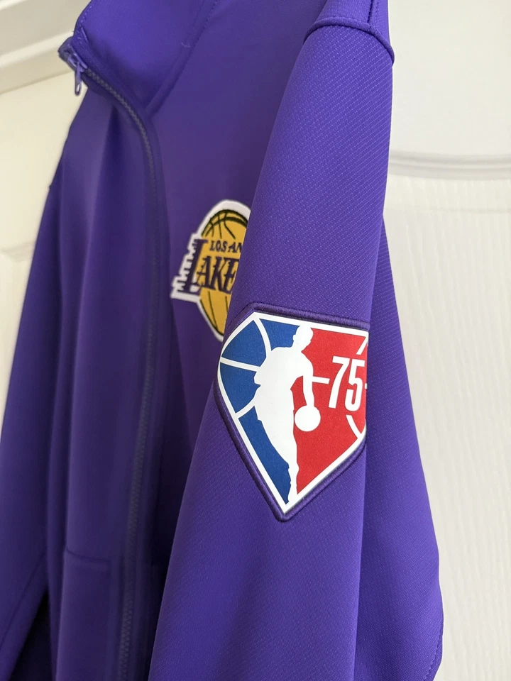 Nike Engineered LA Lakers Showtime Full-Zip Hoodie NBA 75 Men M NICE! - Image 3 of 4